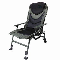 Ground contact chair with pesca comfort