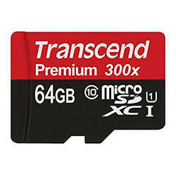 Transcend TS64GUSDU1E - Tarjeta de memoria MicroSDXC de 64 GB
