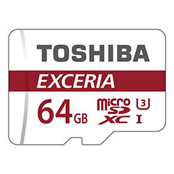 Toshiba EXCERIA M302-EA - Tarjeta de memoria MicroSDXC de 64GB