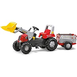 rolly toys - Tractor con Remolque para niños Junior RT (811397)